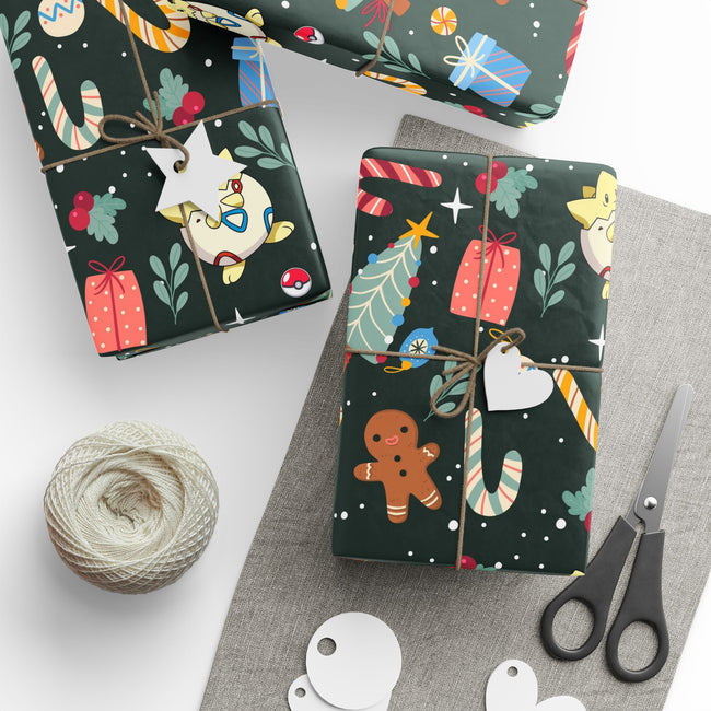 PT300925020 Holiday Gift Wrap with Christmas Design