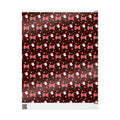 PT29102518 Holiday Gift Wrap with Christmas Design Red Ribbon
