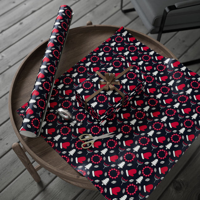 PT29102556 Holiday Gift Wrap with Christmas Design Meliodas Dragon Tattoo