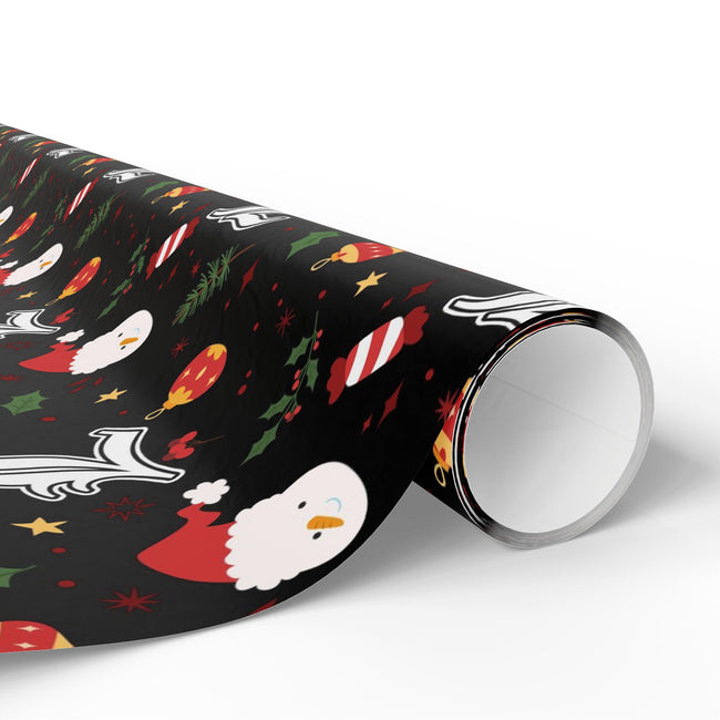 PT29102534 Holiday Gift Wrap with Christmas Design L Lawliet Symbol