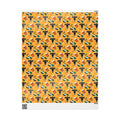 PT29102540 Holiday Gift Wrap with Christmas Design Black Bull