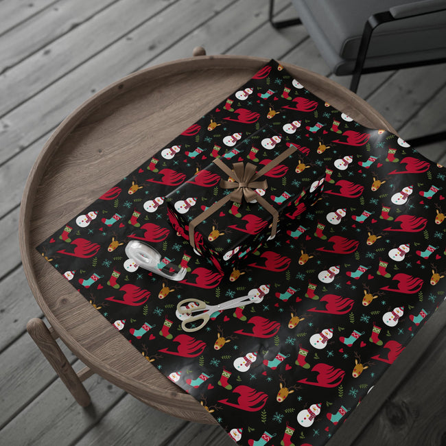 PT29102505 Holiday Gift Wrap with Christmas Design Fairy Tail
