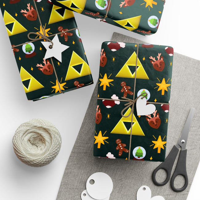 PT29102552 Holiday Gift Wrap with Christmas Design Spirit Seal