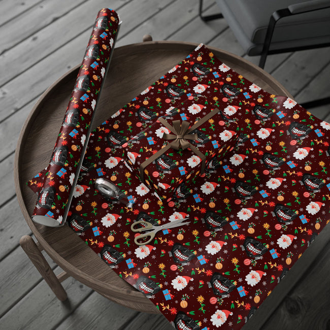 PT29102536 Holiday Gift Wrap with Christmas Design Ken Kaneki Mask