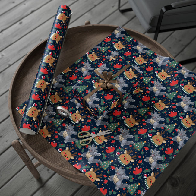 PT300925025 Holiday Gift Wrap with Christmas Design