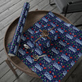 PT29102510 Holiday Gift Wrap with Christmas Design Marine Emblem