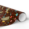 PT29102541 Holiday Gift Wrap with Christmas Design Golden Dawn Insignia