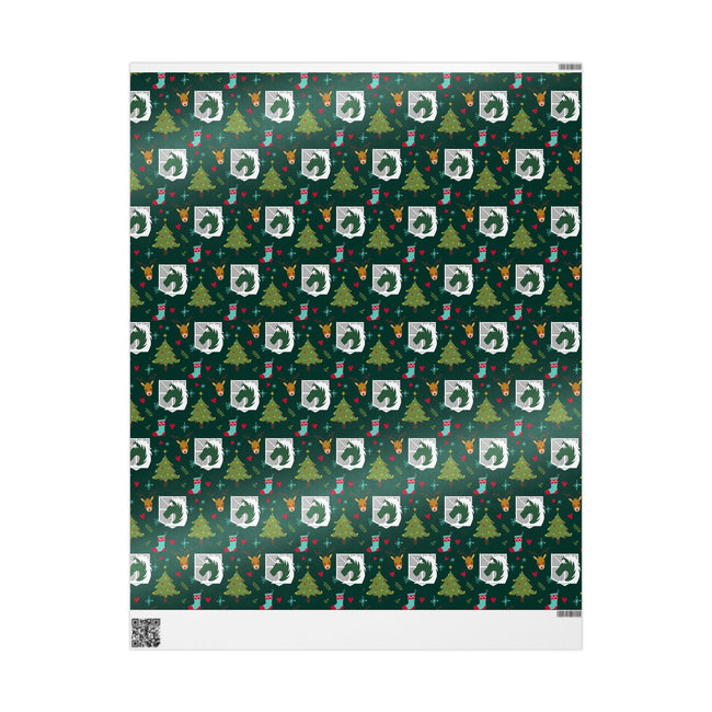 PT29102522 Holiday Gift Wrap with Christmas Design Military Police Brigade