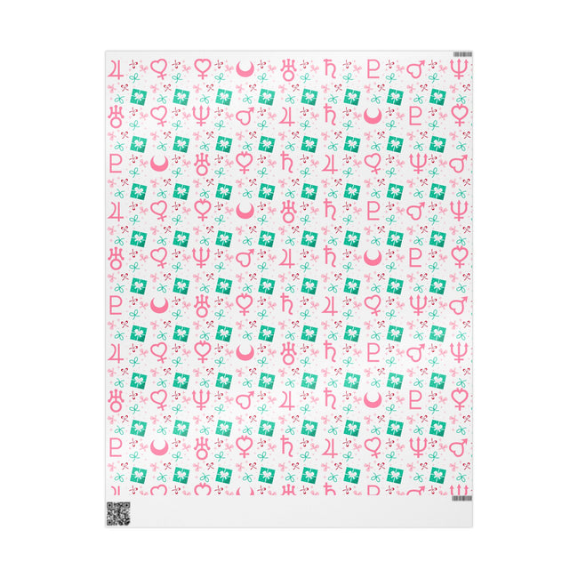 PT29102560 Holiday Gift Wrap with Christmas Design Sailor Guardians Planet