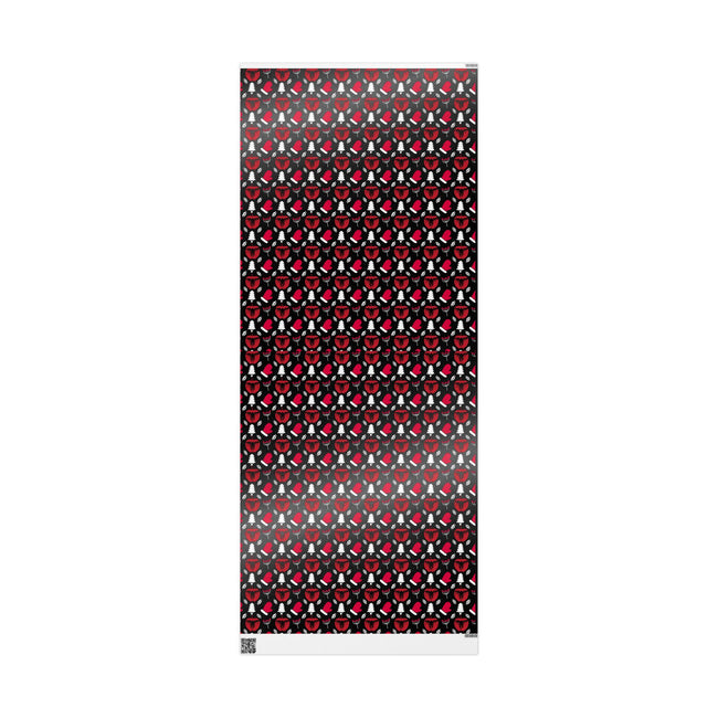 PT29102535 Holiday Gift Wrap with Christmas Design Shinigami Apple Emblem