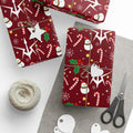 PT29102551 Holiday Gift Wrap with Christmas Design Black Knights Insignia