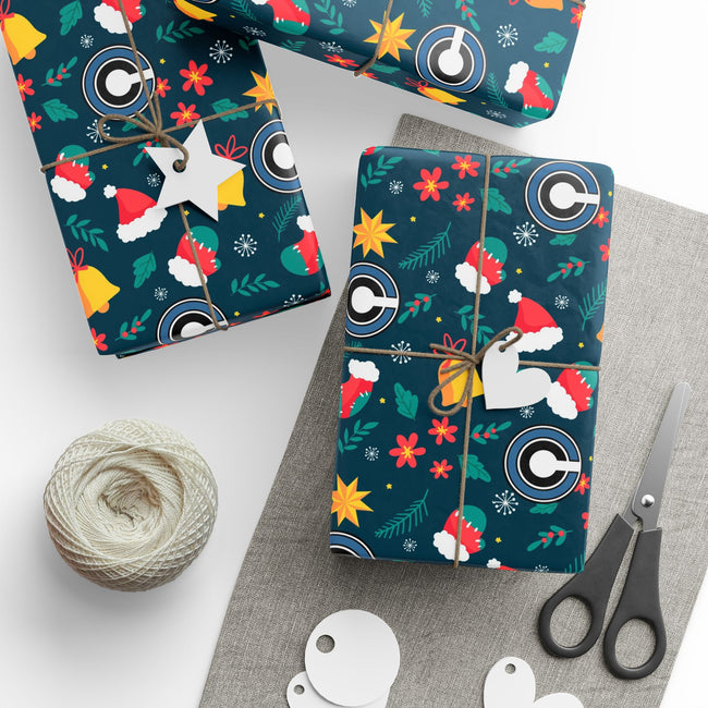 PT29102517 Holiday Gift Wrap with Christmas Design Capsule Corp