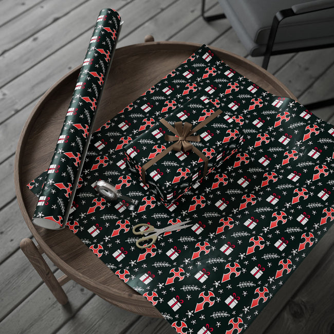 PT29102554 Holiday Gift Wrap with Christmas Design Knights of the Blood Oath