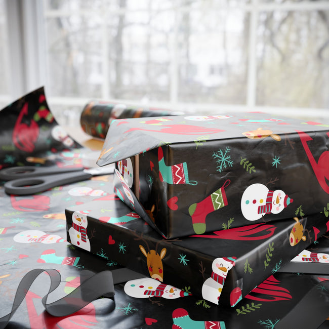 PT29102505 Holiday Gift Wrap with Christmas Design Fairy Tail