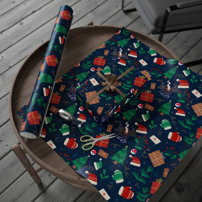 PT300925018 Holiday Gift Wrap with Christmas Design