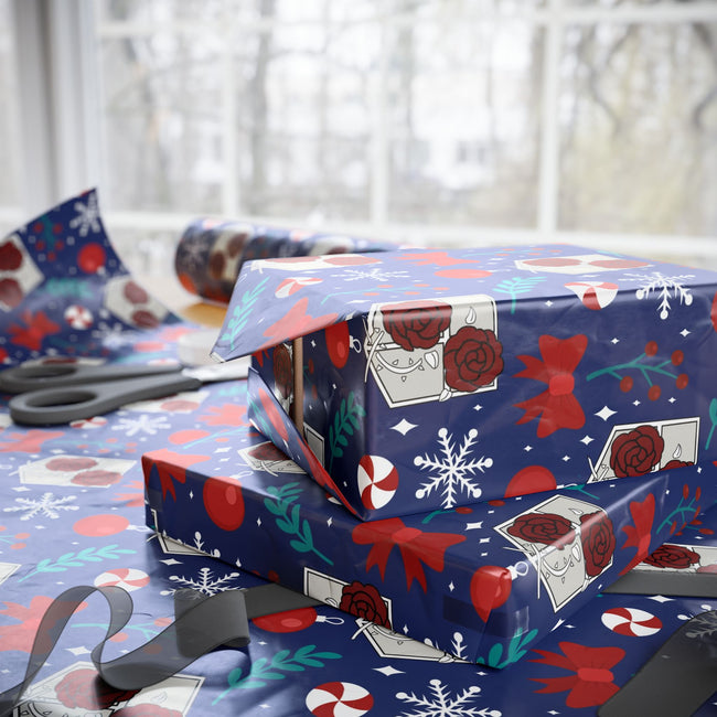 PT29102521 Holiday Gift Wrap with Christmas Design Garrison Regiment