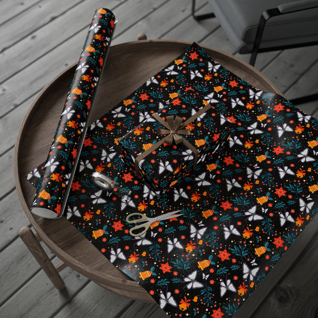 PT29102524 Holiday Gift Wrap with Christmas Design Insect Hashira