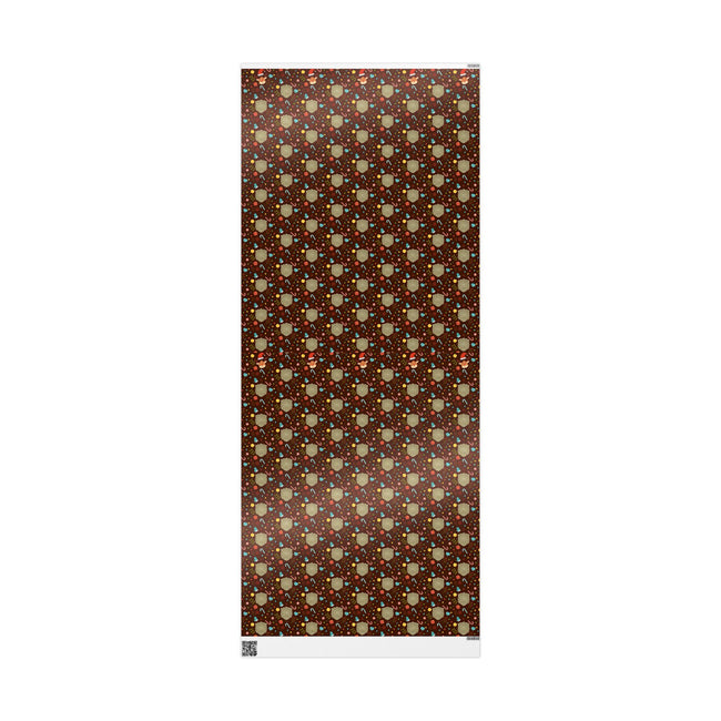 PT29102541 Holiday Gift Wrap with Christmas Design Golden Dawn Insignia