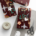 PT300925053 Holiday Gift Wrap with Christmas Design