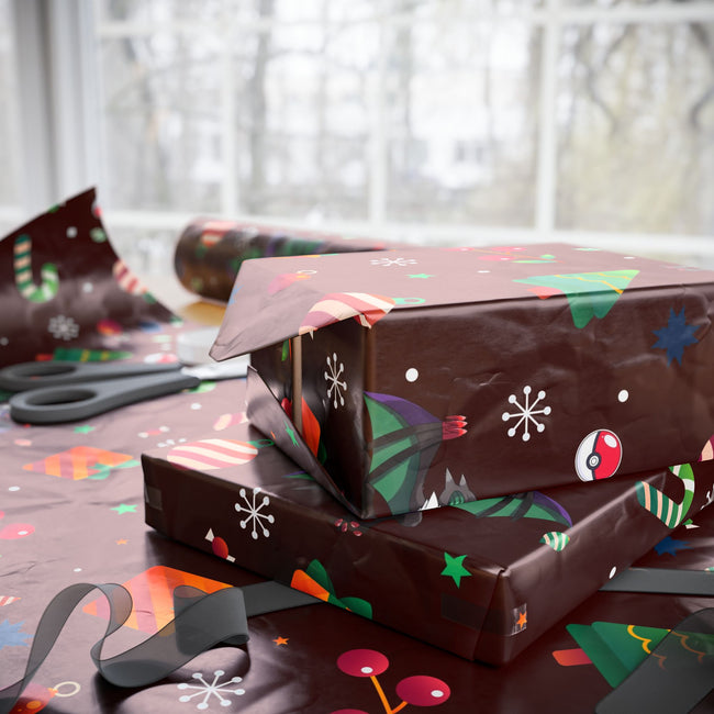 PT300925022 Holiday Gift Wrap with Christmas Design