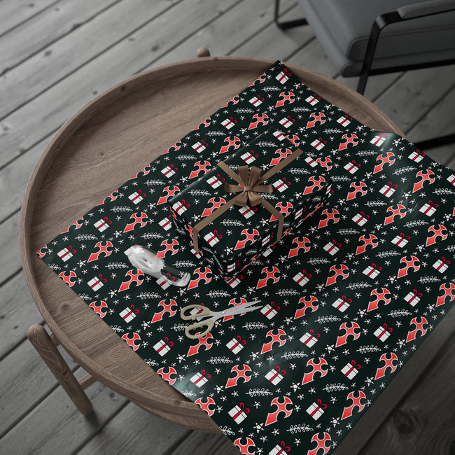 PT29102554 Holiday Gift Wrap with Christmas Design Knights of the Blood Oath