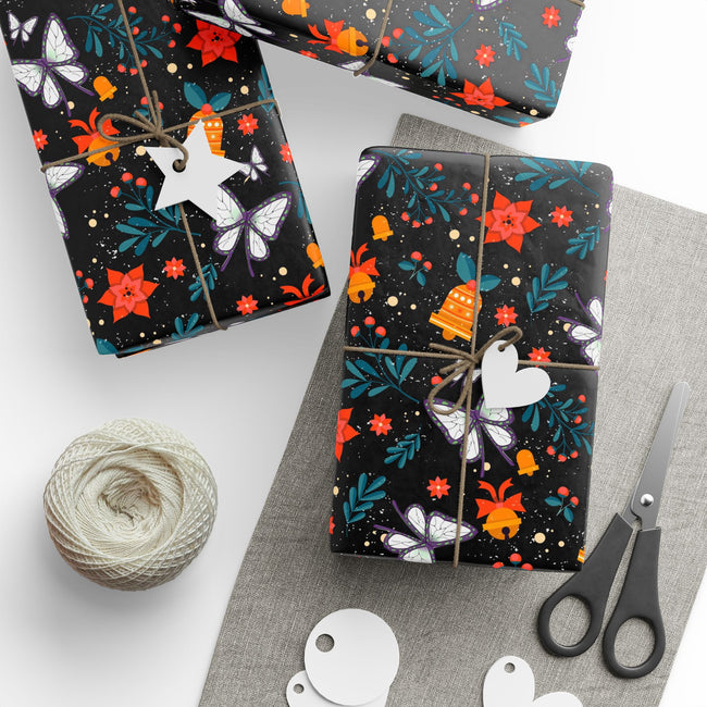 PT29102524 Holiday Gift Wrap with Christmas Design Insect Hashira