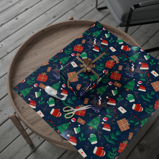 PT300925018 Holiday Gift Wrap with Christmas Design