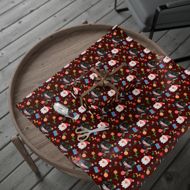PT29102536 Holiday Gift Wrap with Christmas Design Ken Kaneki Mask