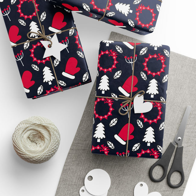 PT29102556 Holiday Gift Wrap with Christmas Design Meliodas Dragon Tattoo