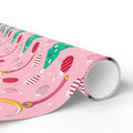 PT29102559 Holiday Gift Wrap with Christmas Design Crescent Moon Wand