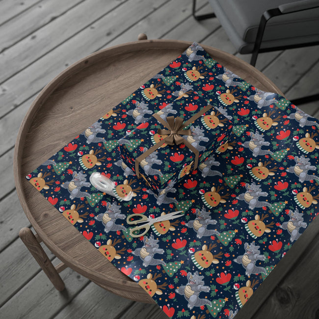 PT300925025 Holiday Gift Wrap with Christmas Design