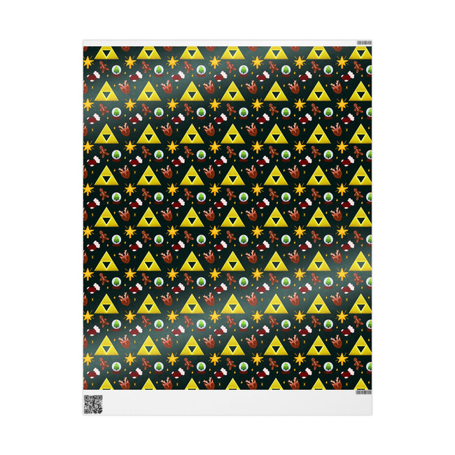 PT29102552 Holiday Gift Wrap with Christmas Design Spirit Seal