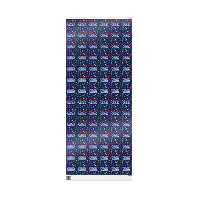 PT29102510 Holiday Gift Wrap with Christmas Design Marine Emblem
