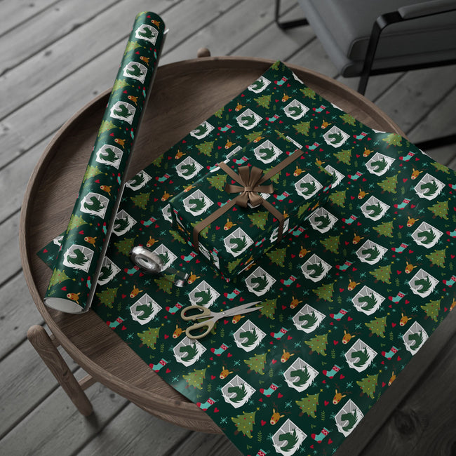 PT29102522 Holiday Gift Wrap with Christmas Design Military Police Brigade