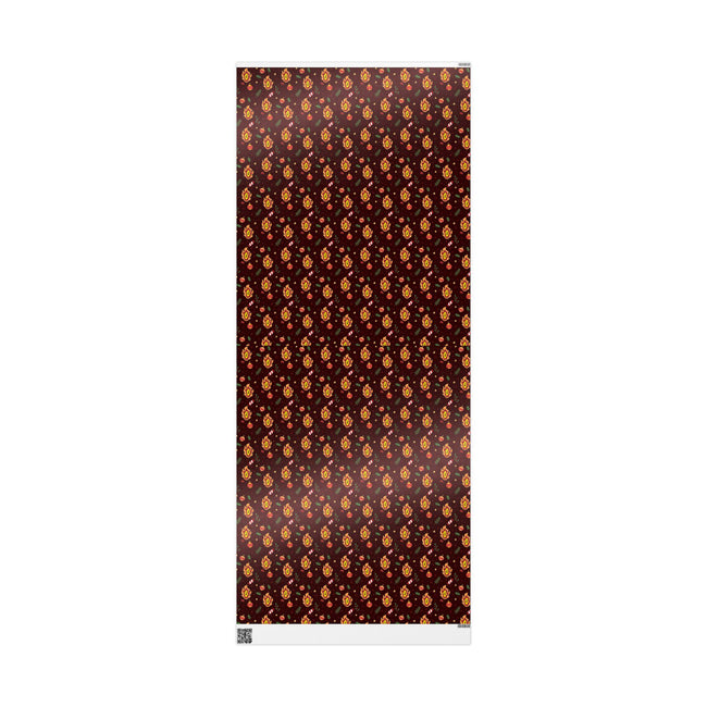 PT29102525 Holiday Gift Wrap with Christmas Design Flame Hashira