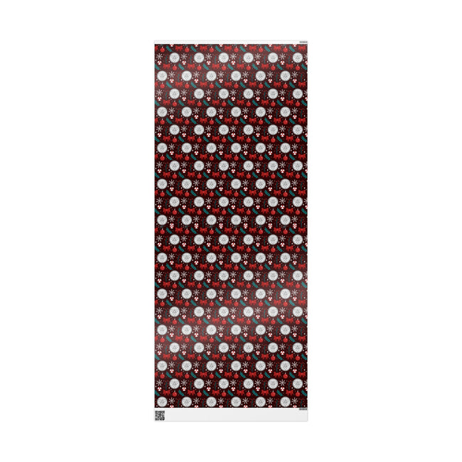 PT29102528 Holiday Gift Wrap with Christmas Design Transmutation Alchemy Emblem