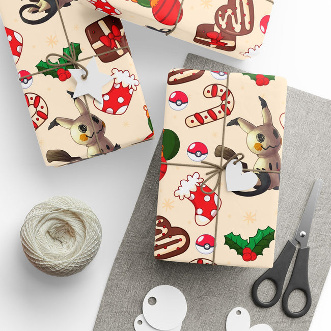 PT300925012 Holiday Gift Wrap with Christmas Design