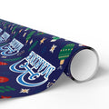 PT29102510 Holiday Gift Wrap with Christmas Design Marine Emblem