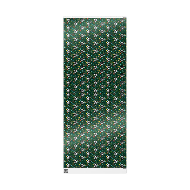 PT29102519 Holiday Gift Wrap with Christmas Design DBZ Kanji Symbol