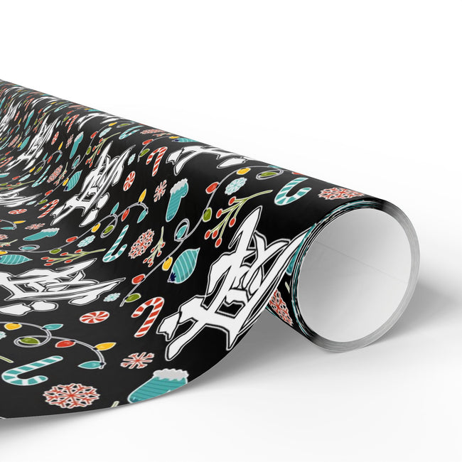 PT29102523 Holiday Gift Wrap with Christmas Design Slayer Corps