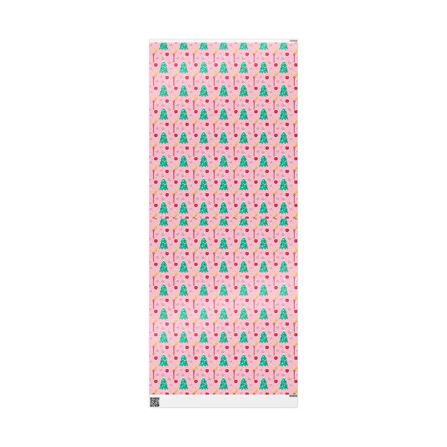 PT29102559 Holiday Gift Wrap with Christmas Design Crescent Moon Wand