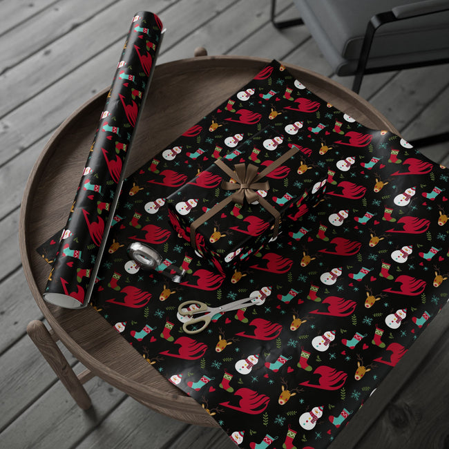 PT29102505 Holiday Gift Wrap with Christmas Design Fairy Tail