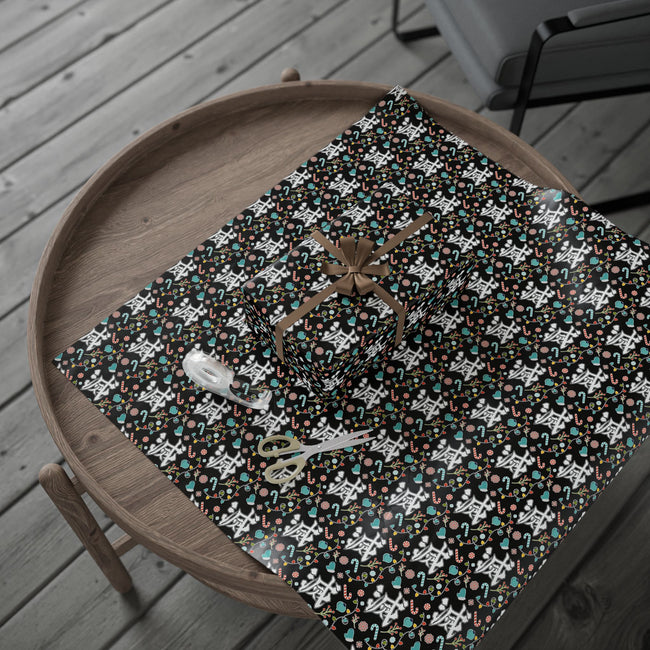 PT29102523 Holiday Gift Wrap with Christmas Design Slayer Corps