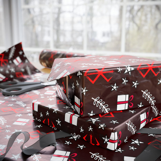 PT29102531 Holiday Gift Wrap with Christmas Design Brand of Sacrifice