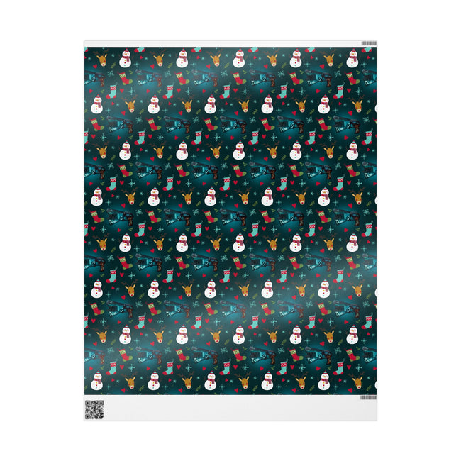 PT29102539 Holiday Gift Wrap with Christmas Design Psycho-Pass Dominator Seal
