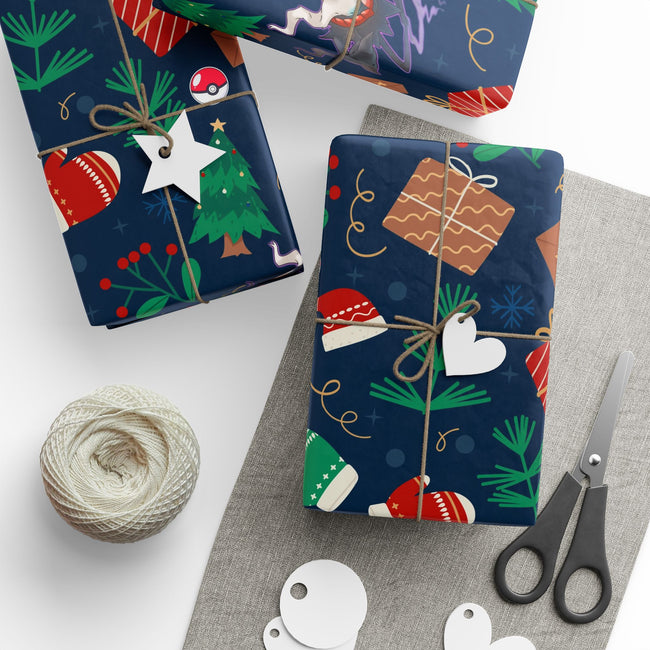 PT300925018 Holiday Gift Wrap with Christmas Design