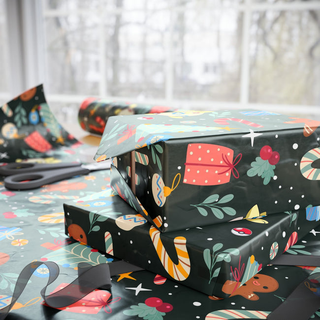 PT300925020 Holiday Gift Wrap with Christmas Design