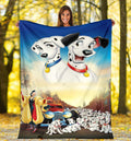 Dalmatian Fleece Blanket For Bedding Decor Gift Idea 5 - PerfectIvy