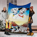 Dalmatian Fleece Blanket For Bedding Decor Gift Idea 6 - PerfectIvy