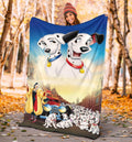 Dalmatian Fleece Blanket For Bedding Decor Gift Idea 1 - PerfectIvy